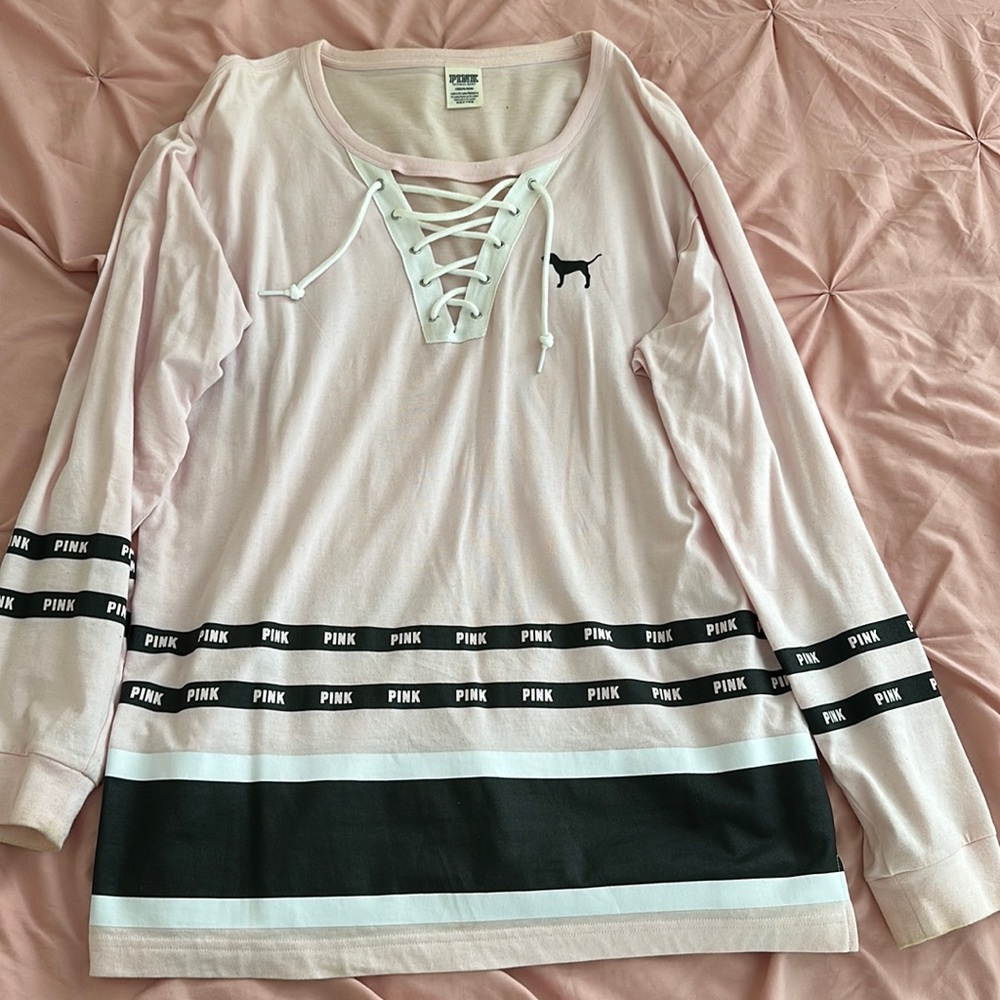 Long sleeve PINK shirt!